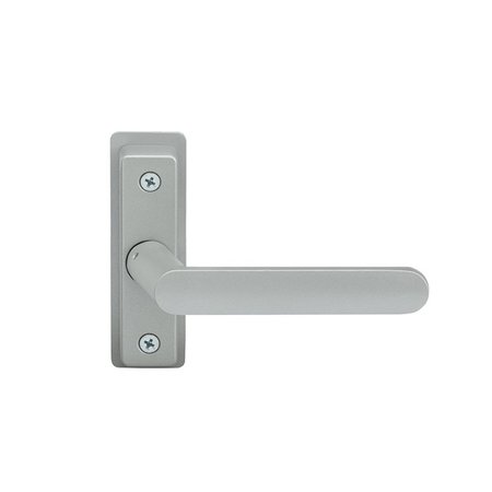 ADAMS RITE Flat Euro Lever Trim without Return, For 2-1/4 In. to 2-1/2 In. Thick Door, RH or RHR Paint 4568-602-130